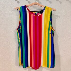 Cynthia‎ Rowley rainbow tank